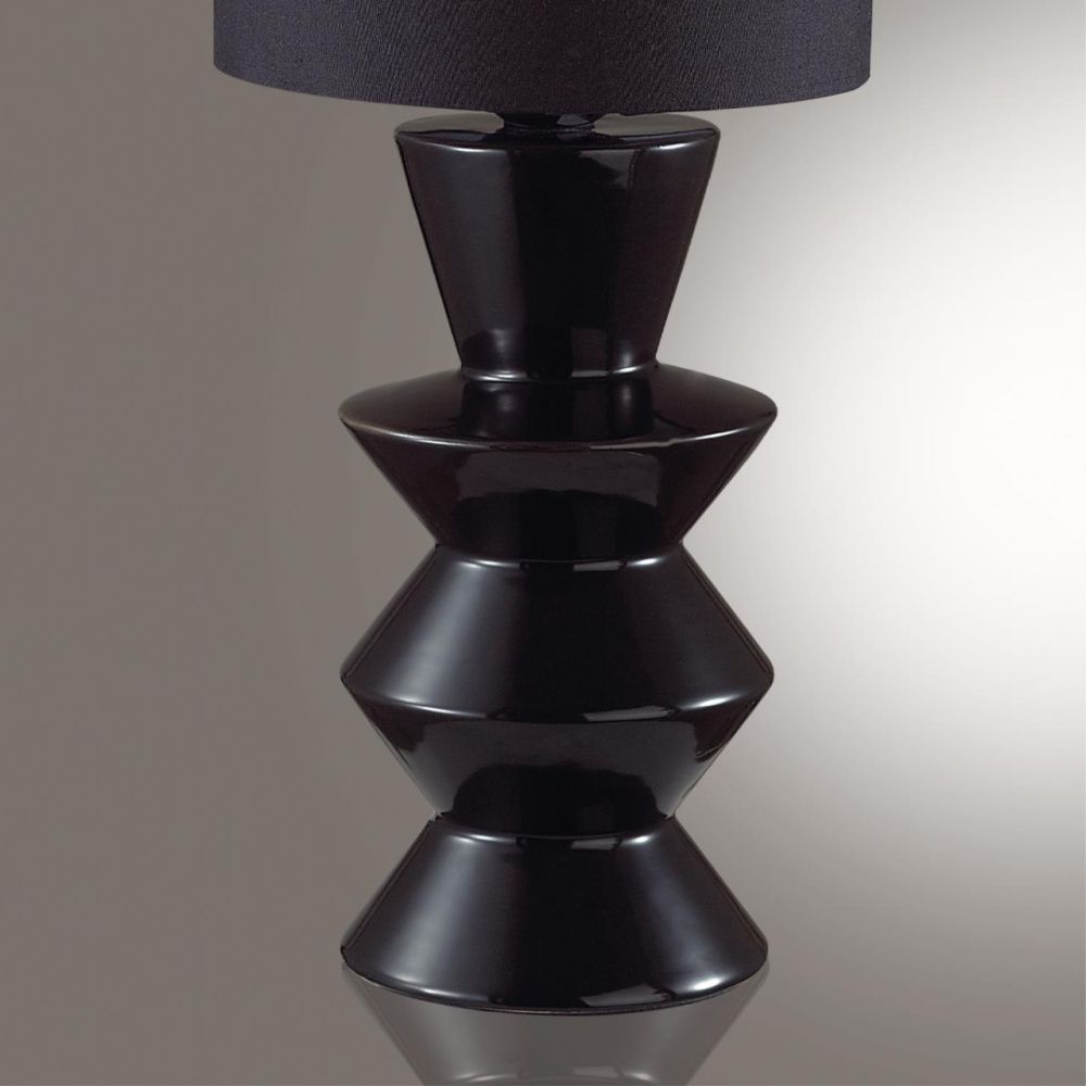 Настольная лампа 36 см, 1*E27*60W, Lumion Segi 8133/1T, черный