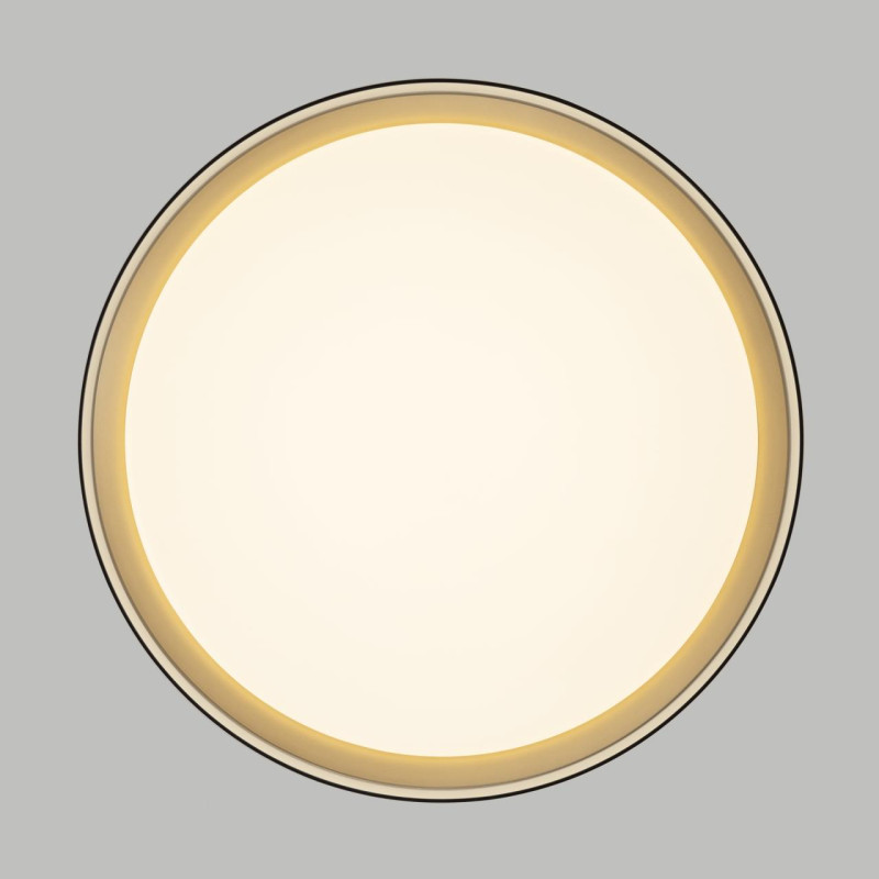 Светильник 40 см, 48W, 3000-5000K с пультом Citilux CL751351G BOSS Черный+Золото LED