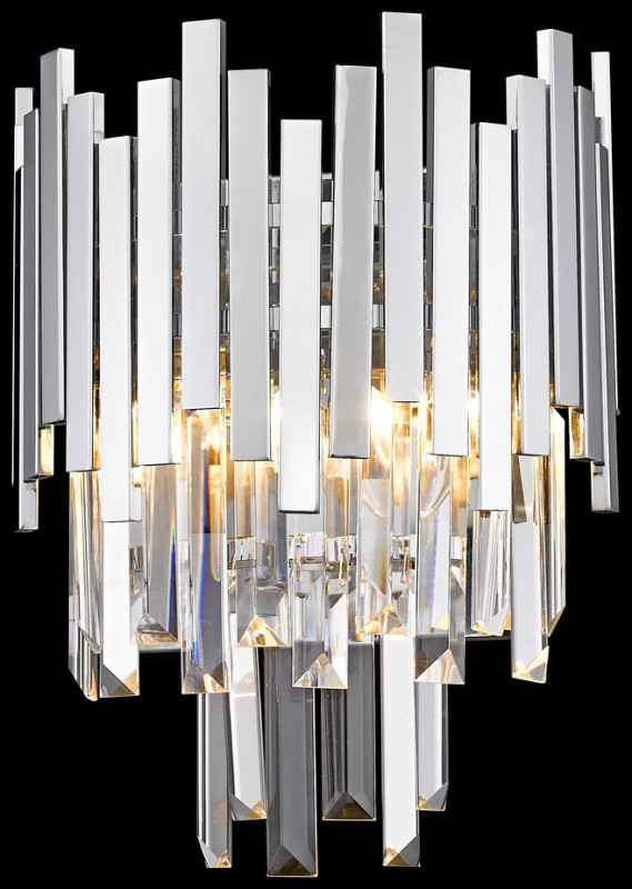 Светильник настенный Wertmark Calogera WE137.02.101, 15*24 см, хром