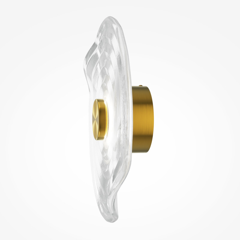Настенный светильник (бра) 30*7,5*30 см, 5W 3000K Maytoni Sparkle MOD343WL-L5BS3K1 латунь