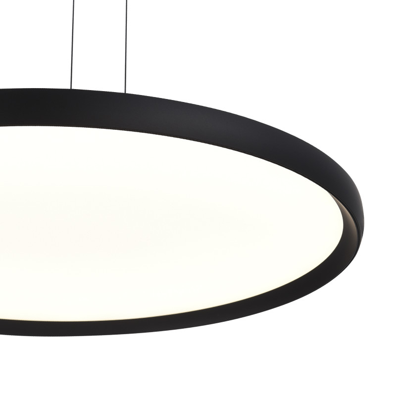 Подвесной светильник 59*200 см, LED, 45W, 3000-6000К, ST-Luce Satellite SL6015.403.01 черный