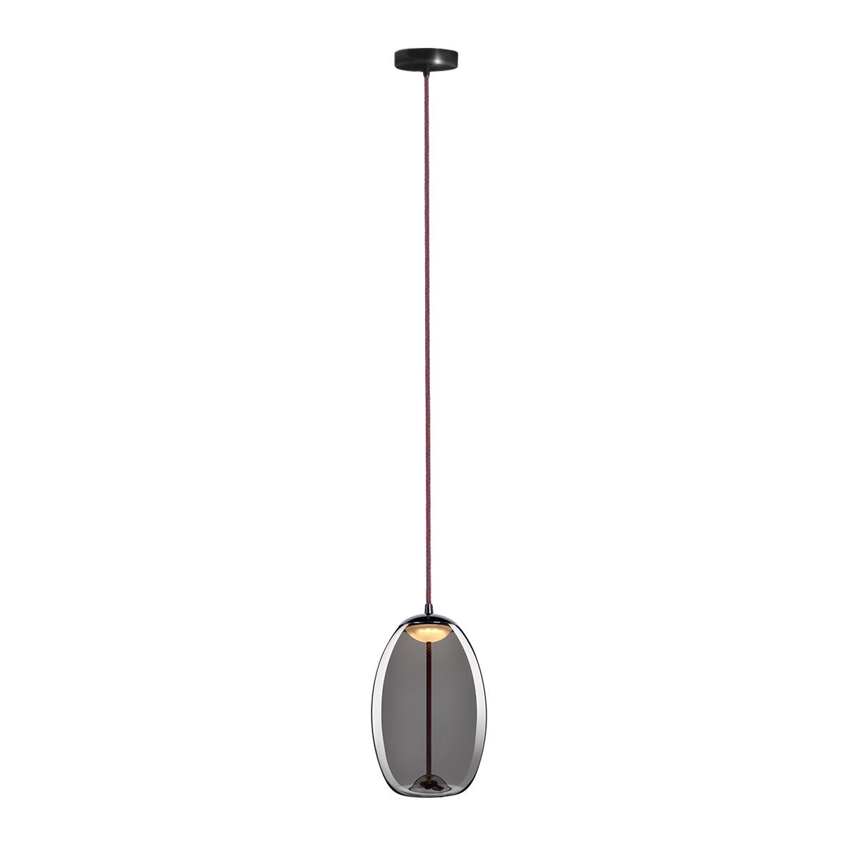 Подвесной светильник 12*23 см, 1*LED*5W LOFT IT Knot 8134-A mini черный