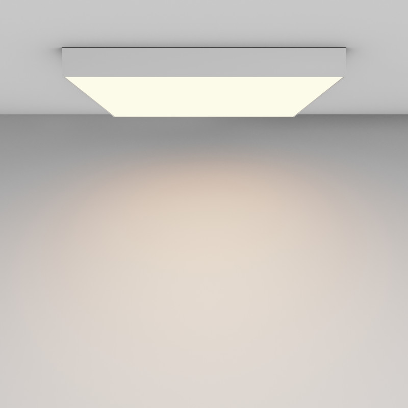 Светильник 60 см, 90W, 3000K, Maytoni Zon C032CL-90W3K-SQ-W, белый
