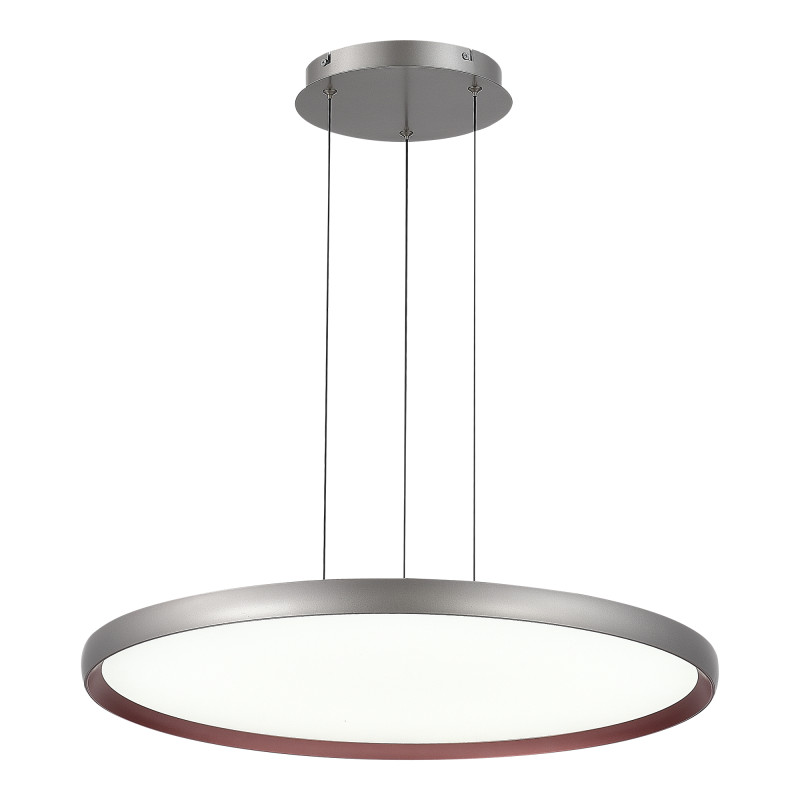 Подвесной светильник 59*200 см, LED, 45W, 3000-6000К, ST-Luce Satellite SL6015.413.01 серый