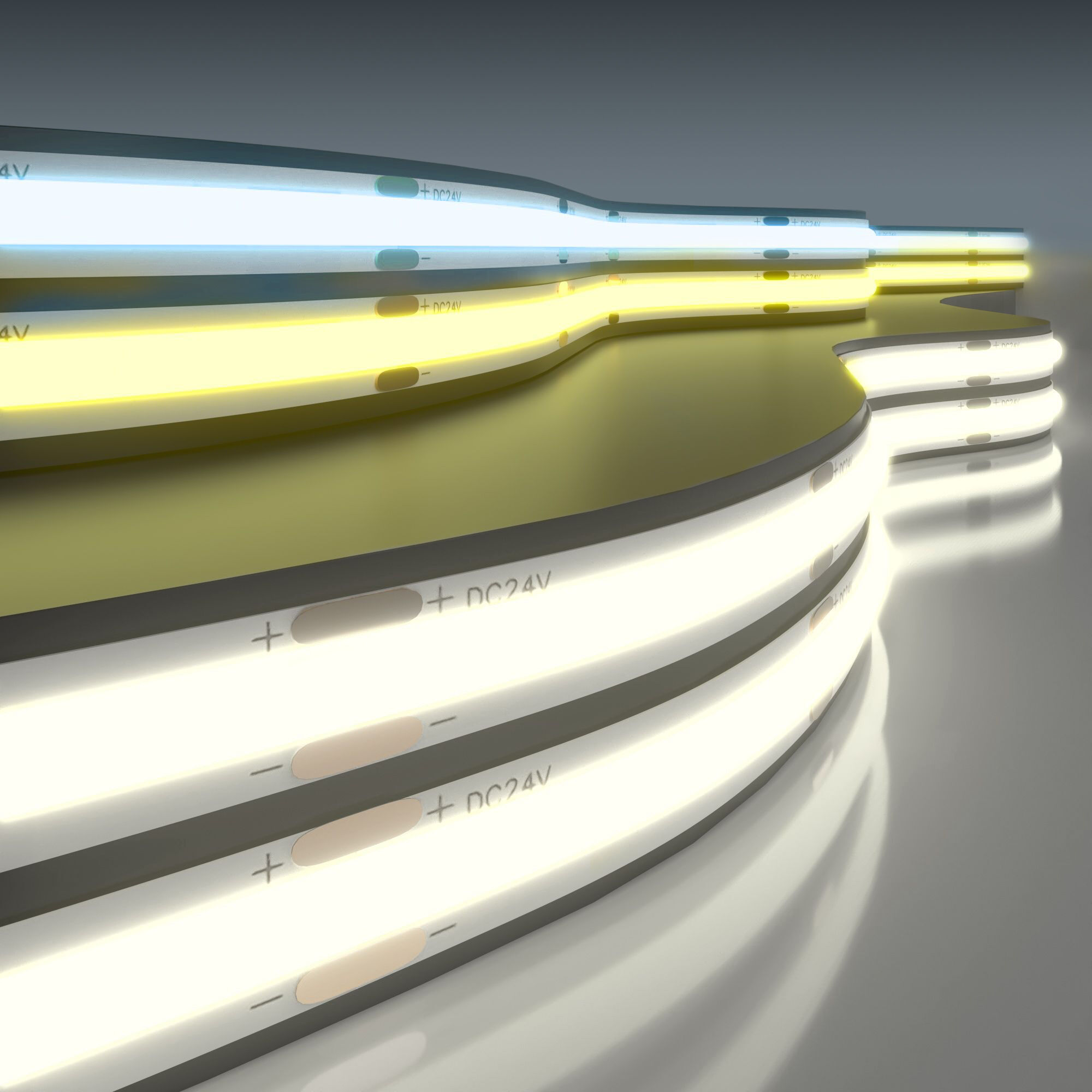 Лента светодиодная 576Led 13W IP20 MIX 3300/6500 теплый белый/холодный белый, 5м