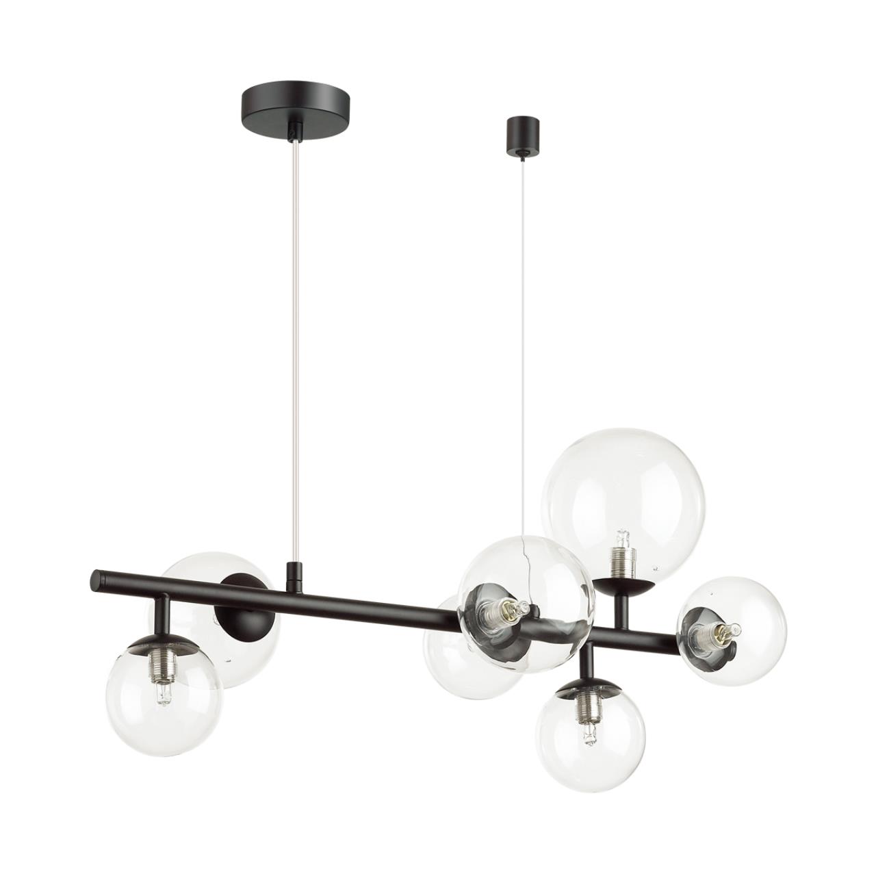 Подвесная люстра 65*120 см, G9, 15 м2 Odeon Light Tovi 4818/7, черный