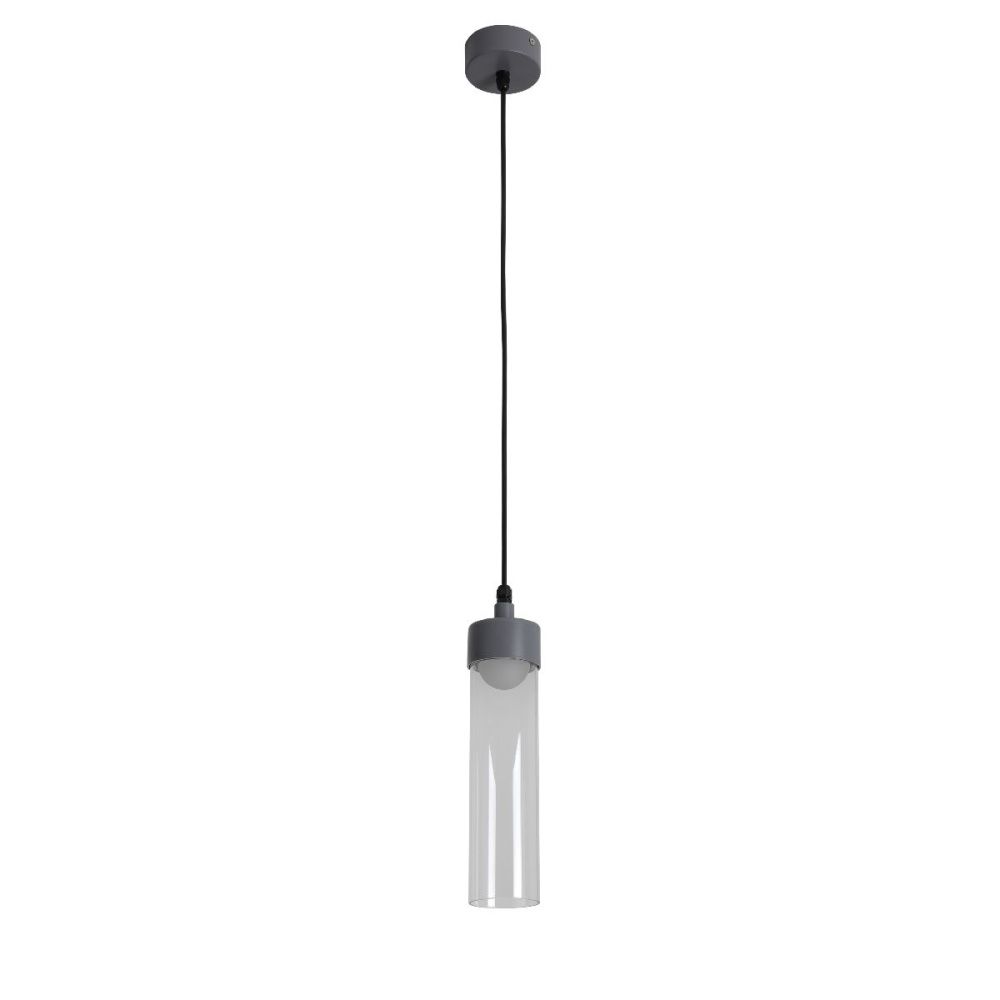 Уличный подвесной светильник 7 см, 5W, 3000K, Favourite Outdoor 4703-1P, серый