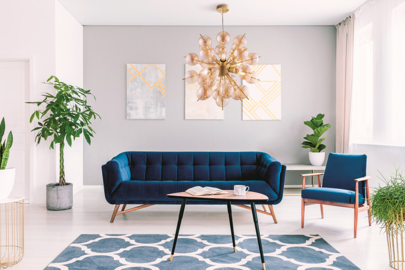 Подвесная люстра Maytoni Bolla MOD133PL-06BS, диаметр 57 см, латунь
