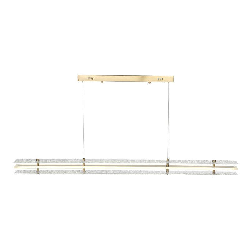 Подвесной светильник 120*8*80 см, 1*LED*30W, 4000K, ST-Luce Fagy SL6245.223.01, золотой