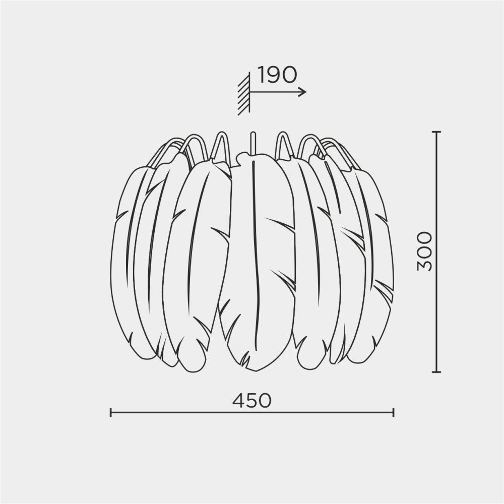 Настенный светильник 27*30*45 см, 2*Е14 MODESTYLE MS.965.02 BS латунь