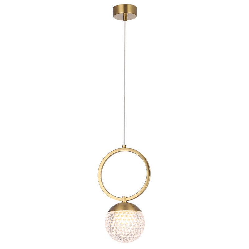 Светильник 10 см, Crystal Lux CAROLINA SP1 V1 BRASS, латунь