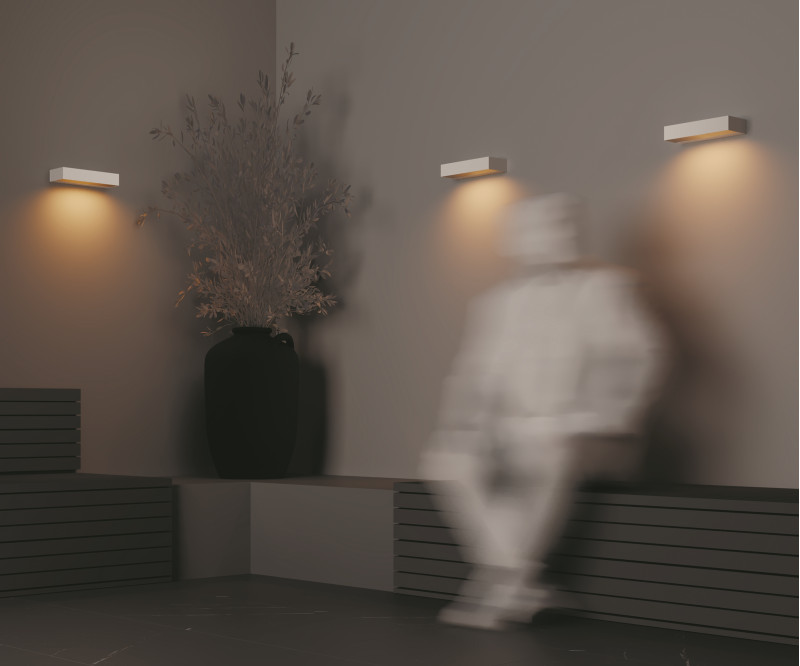 Бра 12*30 см, LED 10W, 3000К, Белый Maytoni Lot O428WL-L10W3K