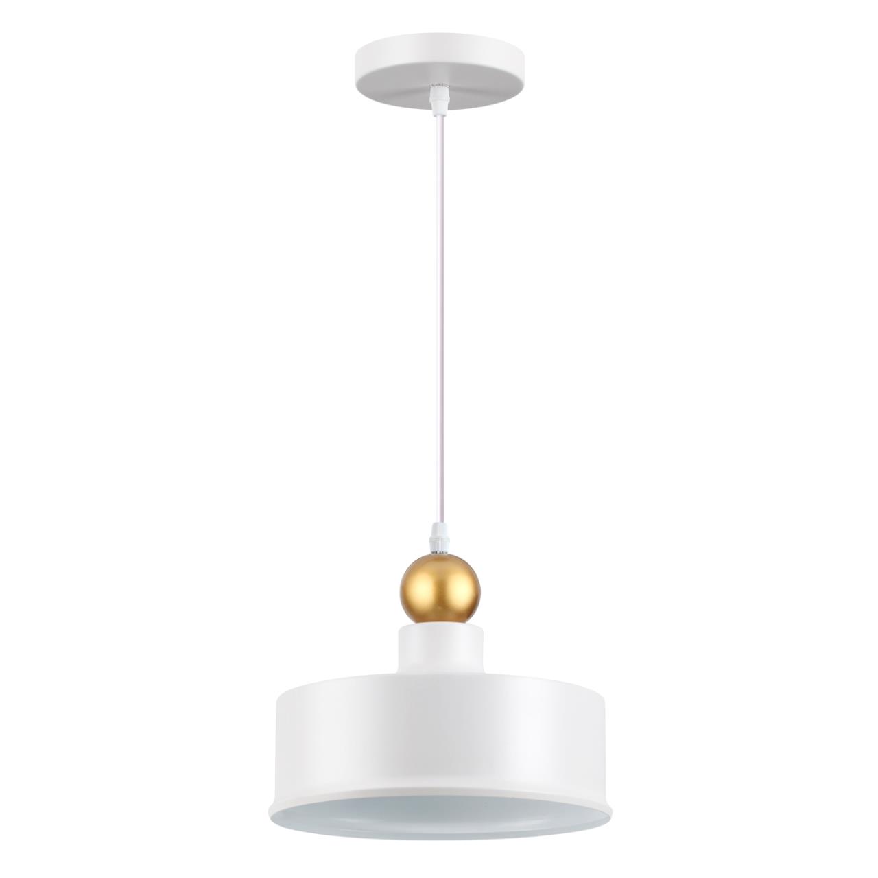 Подвесной светильник Odeon Light Bolli 4090/1 белый, диаметр 25 см