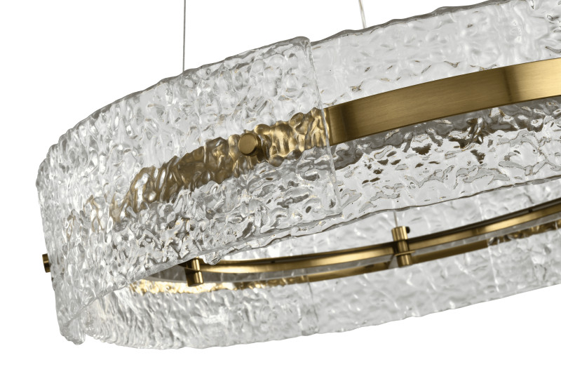 Подвесная люстра 60*150 см, LED, 30W, 3000K-6000K Zortes Criolla ZRS.1823.60, латунный