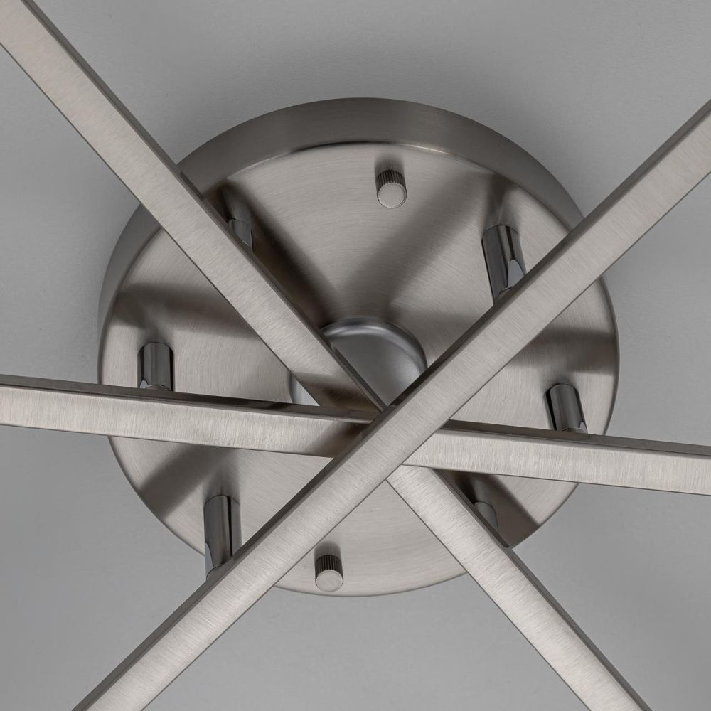 Светильник 87 см, 72W, 7560 Lm, 3000-5500K, 20-26 м2 Citilux ATMAN SMART CL226A161 RGB LED, матовый хром