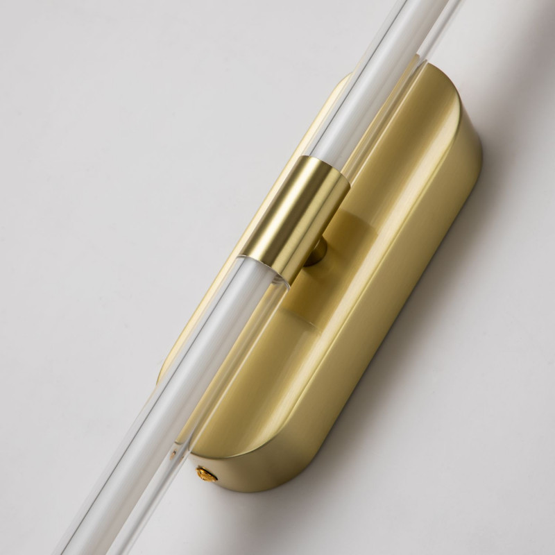 Бра Favourite Arrow 4049-1W, D60*W50*H600, каркас светильника цвета золота, рассеиватель из белого акрила