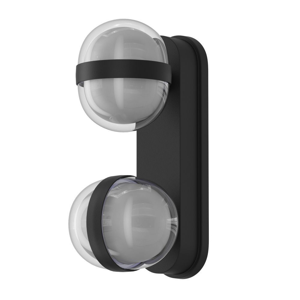 Уличный настенный светильник *8*22,5-22,5 см, 2*LED*20W, 3000K, Favourite Jocus 4851-2W, черный