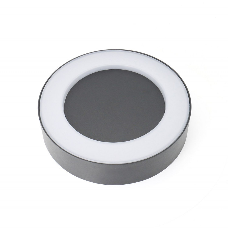 Уличный светильник Favourite Washer 2865-1W, D45*W200*H200, Брутальный Уличный светильник коллекции Washer имеет круглую сердцевину черного цвета. Благодаря оригинальному строению светильника, создается уникаль