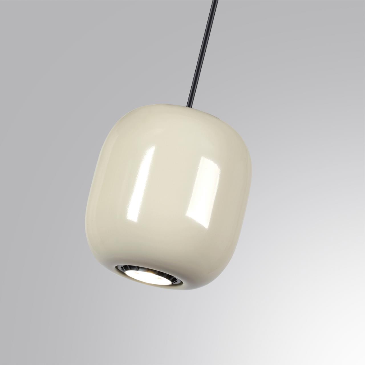 Подвес 12*12*120 см, 1 GU10*4W, Odeon Light Ovali, черный 5053/1A