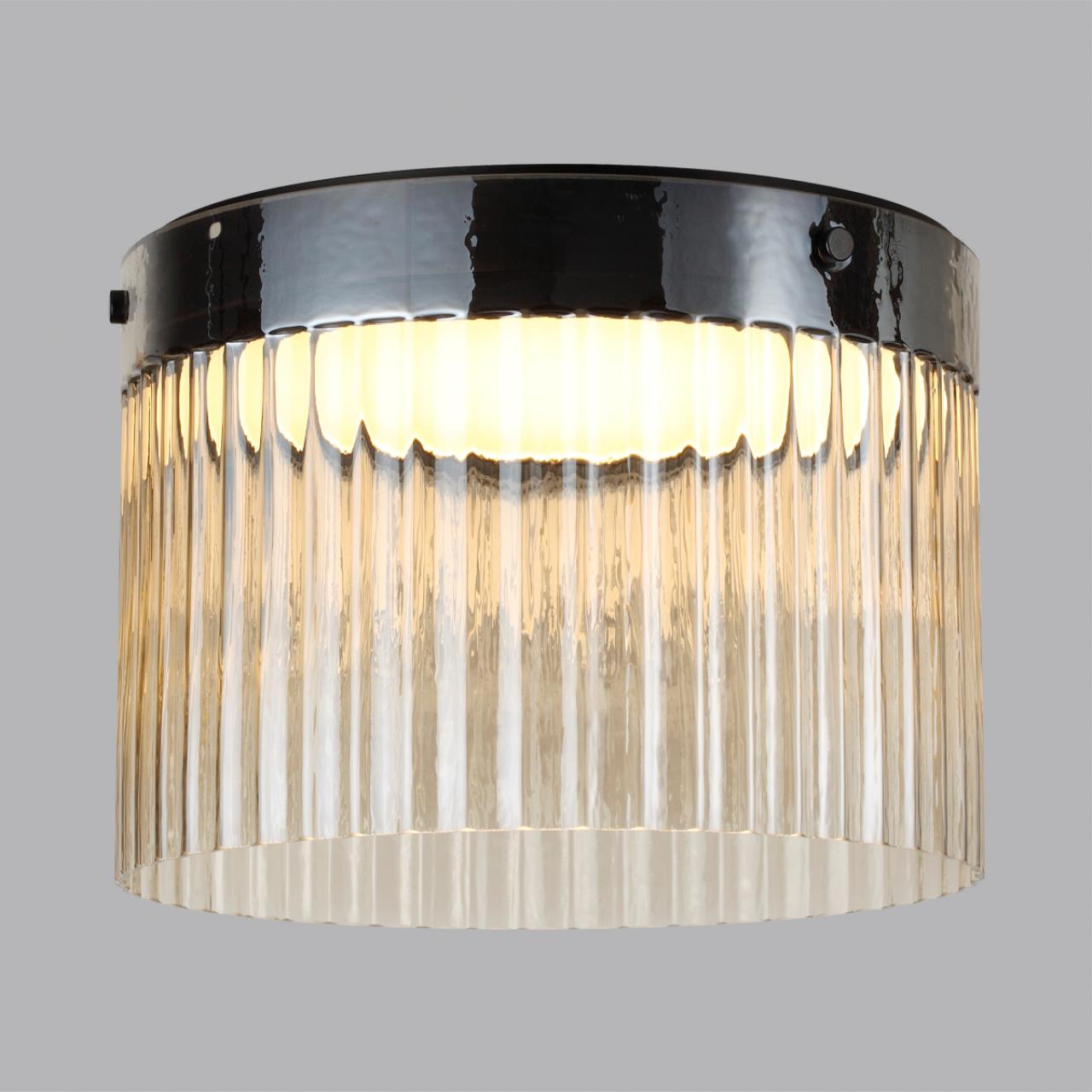 Потолочный светильник 28*28*20,8 см,  LED*W, 4000 К, Odeon Light Pillari, черный 5047/24LC