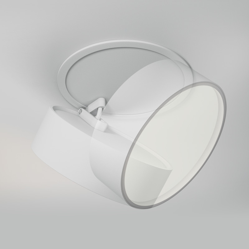 Встраиваемый светильник 12*12*6,6 см, LED, 18W, 4000К, Maytoni Technical ONDA DL024-18W4K-W белый