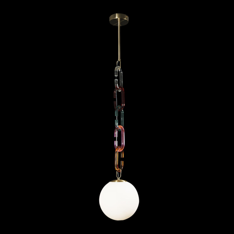 Светильник *20 см, 1*E27*40W, Loft It 10128P Mult Chain, Золото, разноцветный