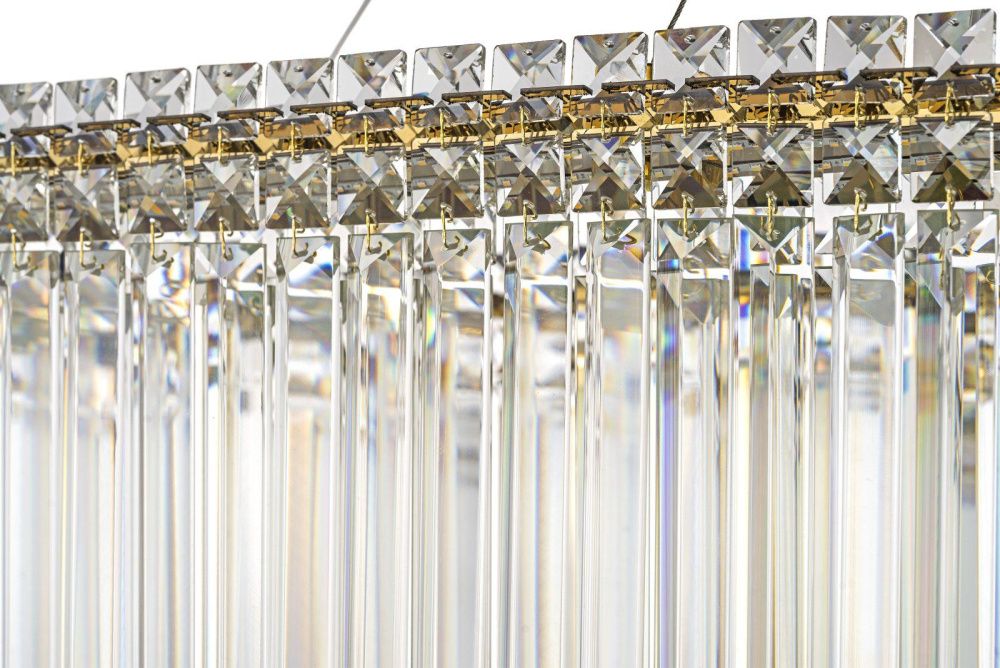 Люстра подвесная ** см, Led лента*LED*150W, 3000/6000K, Arti Lampadari Ovindoli Nickel Ovindoli L 1.5.120x40.101 G, Золото