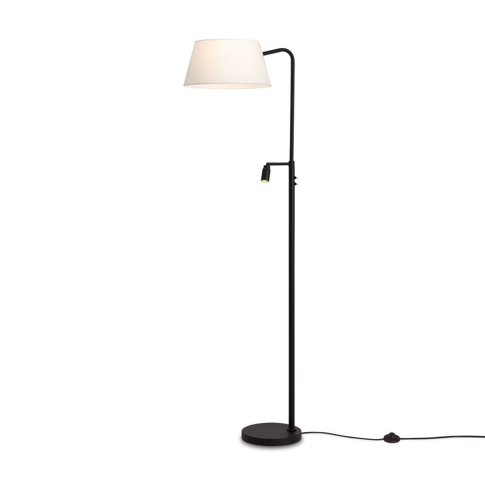 Торшер 47**-160 см, 1*E14*40W, Freya Flint FR2066FL-L40B, Черный