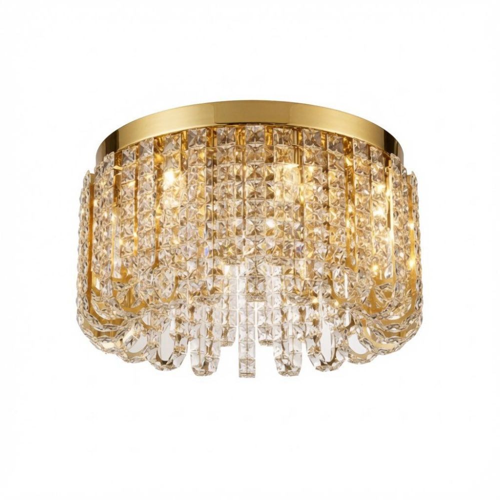NW082P-ф600*H310 H GOLD / ЗОЛОТО Потолочный светильник NW 8*40W(320W)*E14, Ø600 x H310, NewRgy H GOLD (Золото)