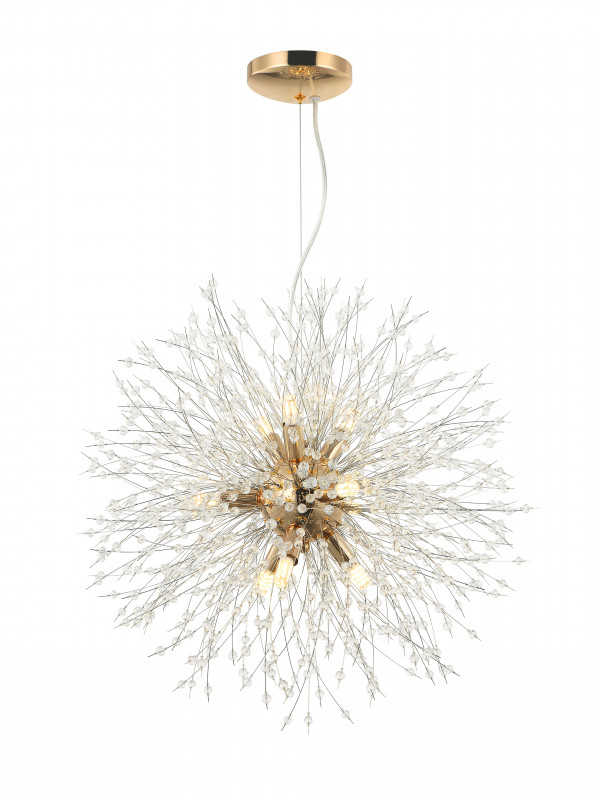 Люстра подвесная Stilfort 2123/03/09P, диаметр 57 см, золото