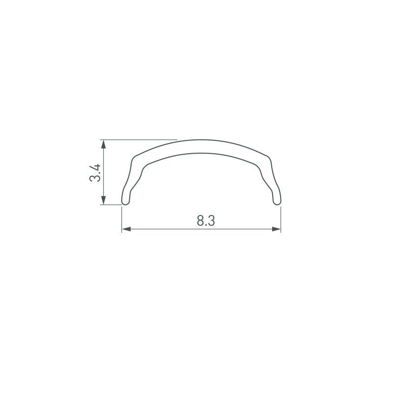 Экран Arlight 023594 200*0,8*0,36 см. Цена указана за 2 метра. Продается кратно 2 метрам.