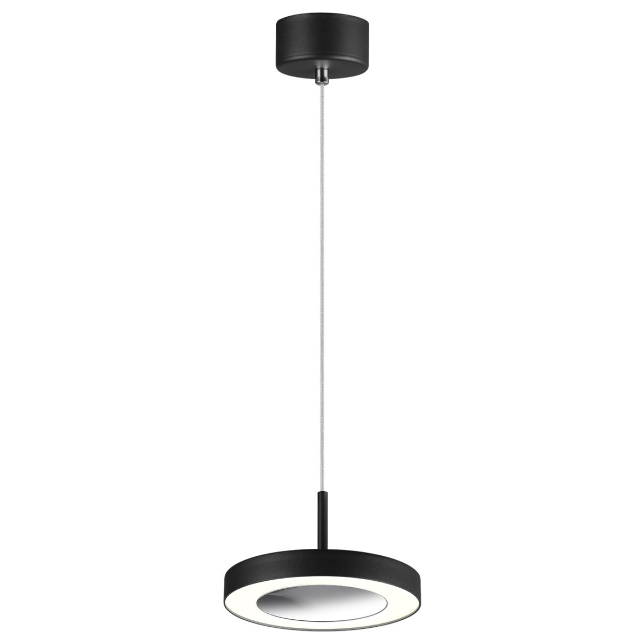 Светильник светодиодный, длина провода 2 метра 15,5*15,5* см, LED 18W*3000 К, Novotech Over Mirror, черный, 359281