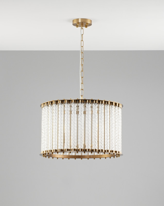 Подвесная люстра 50*30 см, E14 160 W, Moderli Crumbly V10261-4P Латунь