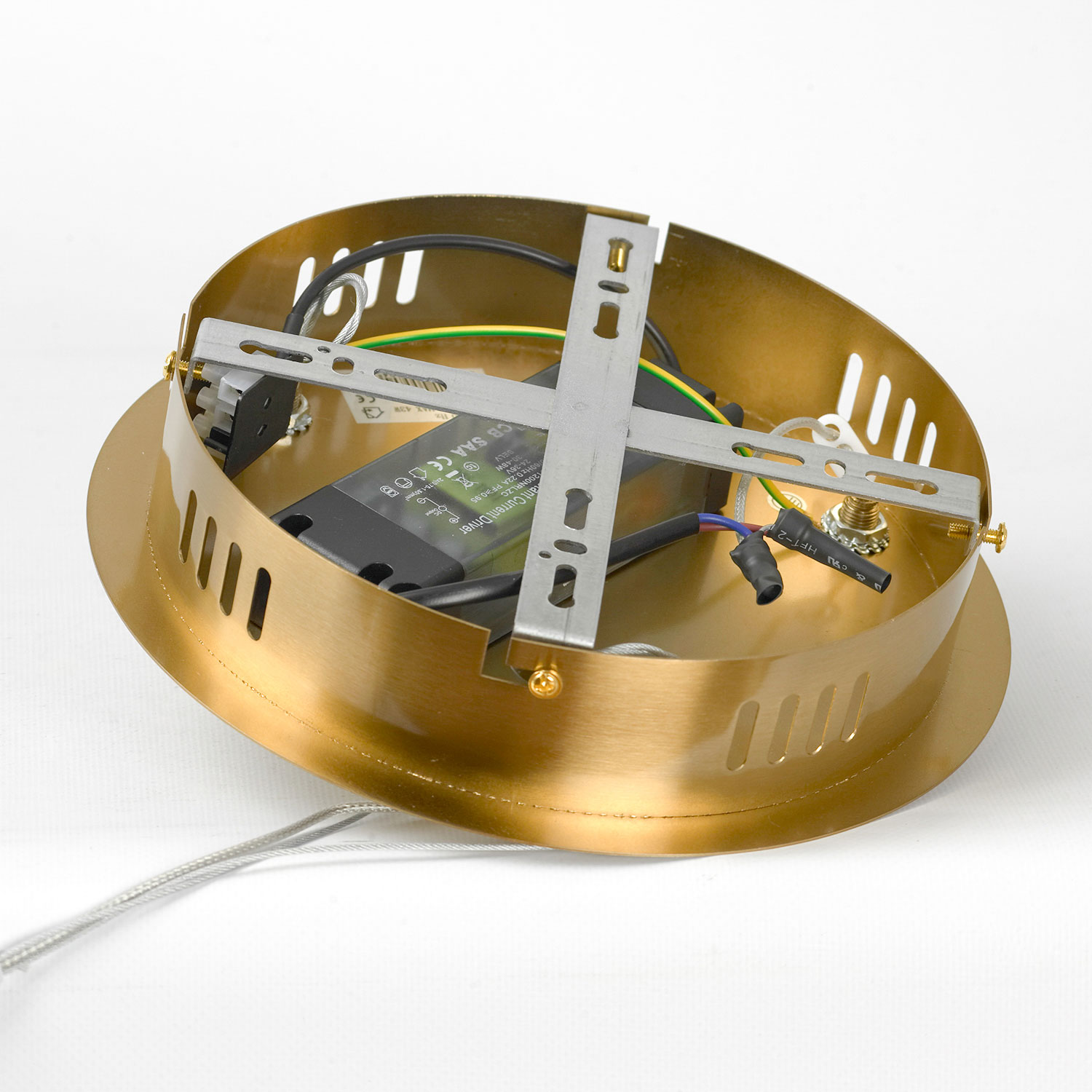 Люстра подвесная 80*45/120 см, 1*LED*43W 4000K Lussole Desoto LSP-7230 бронзовый