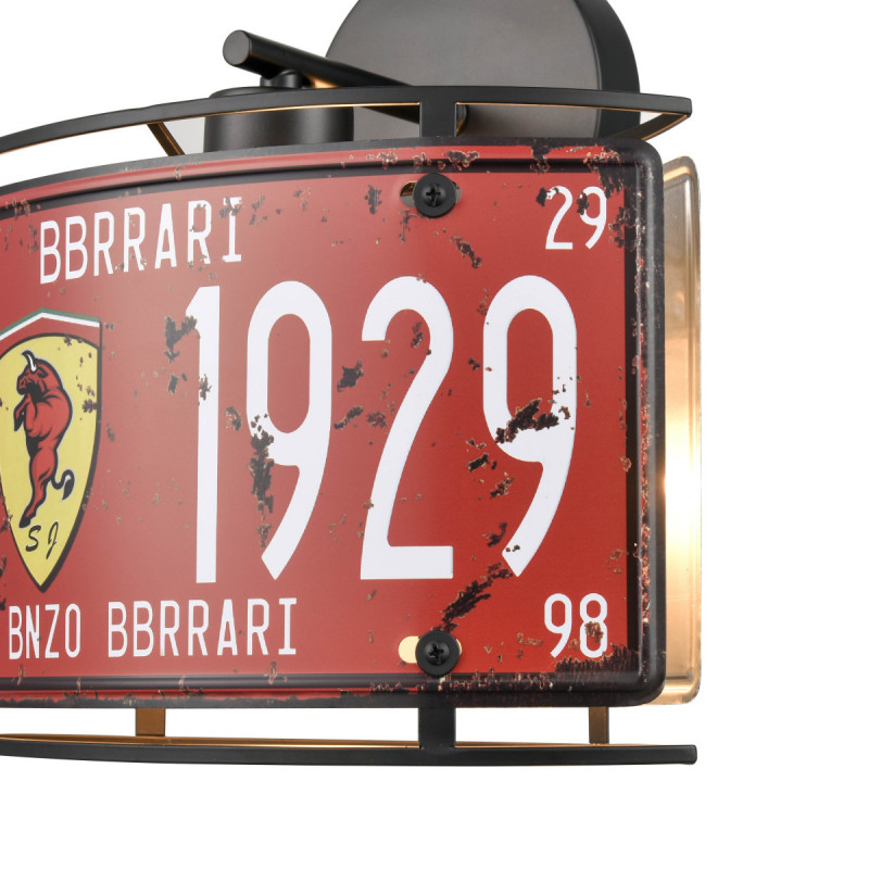 Бра 19*28*28 см, 1*E27 черный Vele Luce Boom VL6372W11