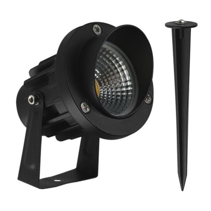 Встраиваемый в грунт светильник 11*7*25 см, 1*LED*9W 4200K Arte Lamp Elsie A1309IN-1BK черный