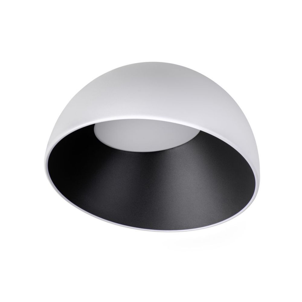 Потолочный светильник 35 см, 24W, 4000K, Loft IT Egg 10197/350 WB, белый-черный