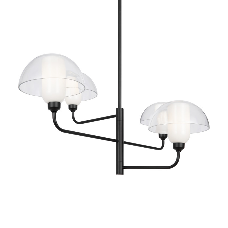 Подвесной светильник 76*90,6 см, E14 4 40W, К, Черный Maytoni Memory MOD177PL-04B
