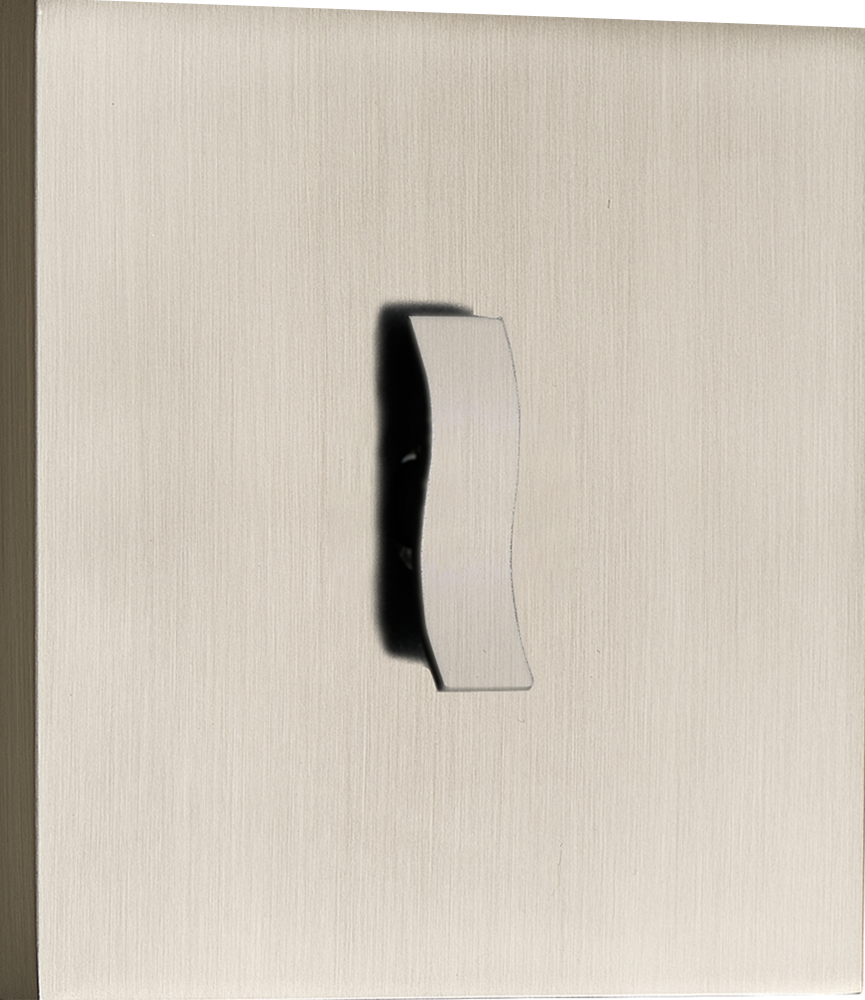 Donel N96 Переключатель на 1 тумблер,  клавиша Wave, 10AX 250V, Никель, серия DT, DT106WNB
