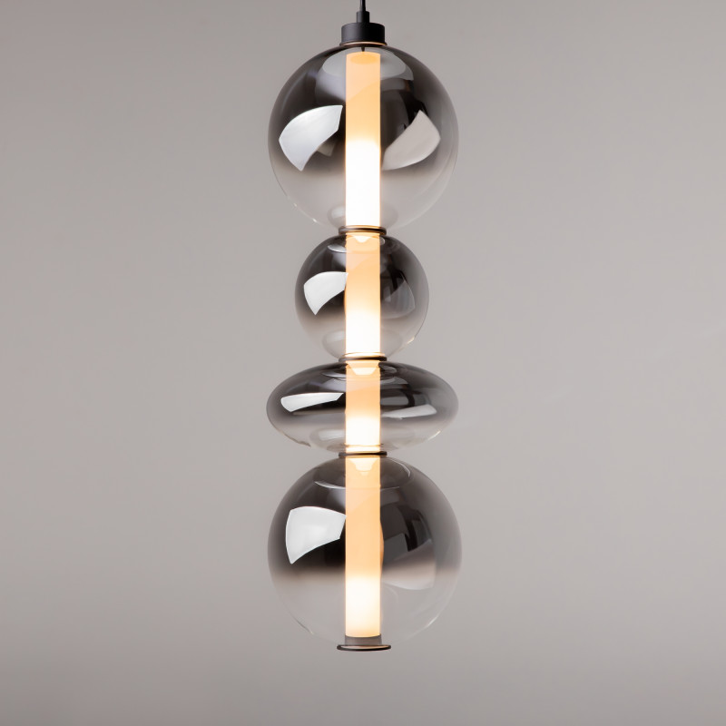 Подвесной светильник 20*20*387 см, LED, 36W, 3000К, Maytoni Futuro MOD307PL-L36B3K черный