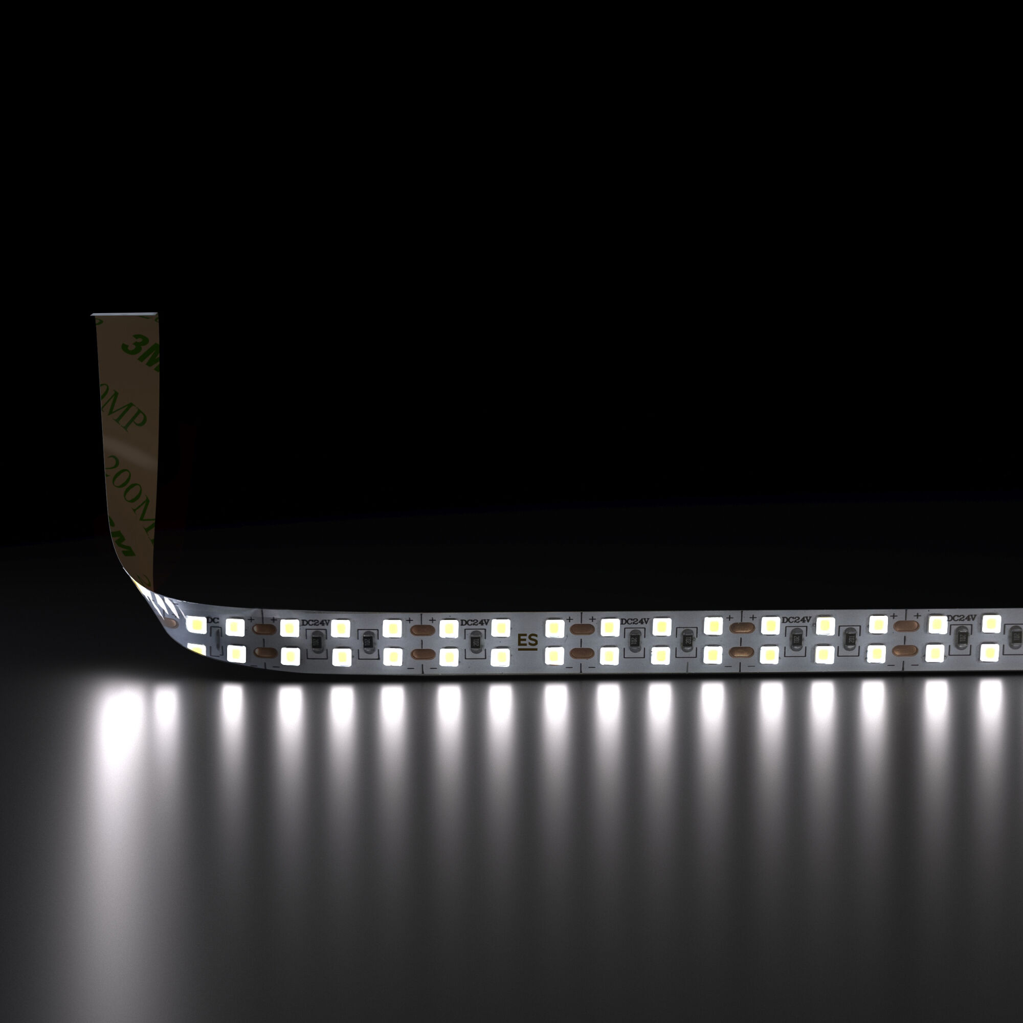 Лента светодиодная 240LED 18W IP20 двухрядная 6500К холодный белый 2835 24V 240Led 18W IP20 Elektrostandard, цена за метр