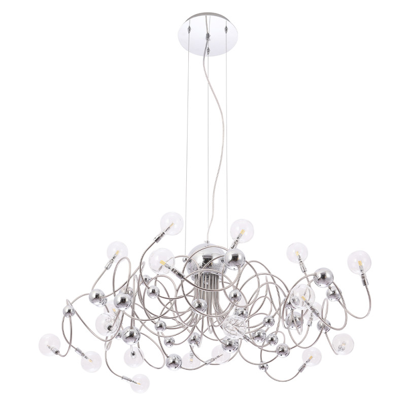 Люстра 80*30 см, 20*LED G4 *2W Хром Crystal Lux MEDUSA SP20 CHROME