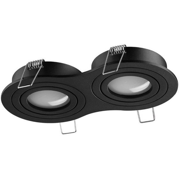 Светильник встраиваемый поворотный 17,5 см, Novotech Morus 371024, черный