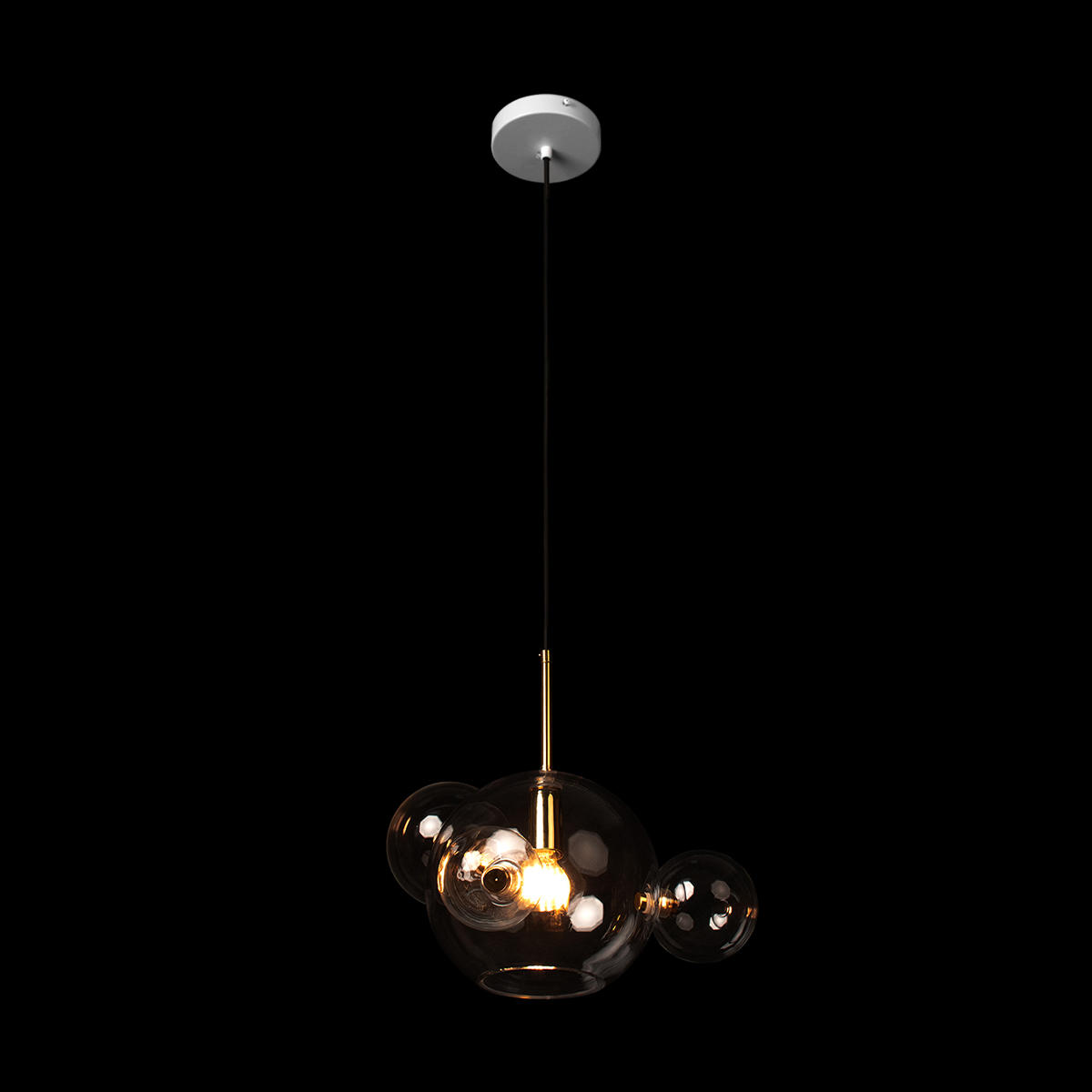 Подвесной светильник 39*31 см, 1*E14*40W LOFT IT Bolle 2027-P4 mini золото