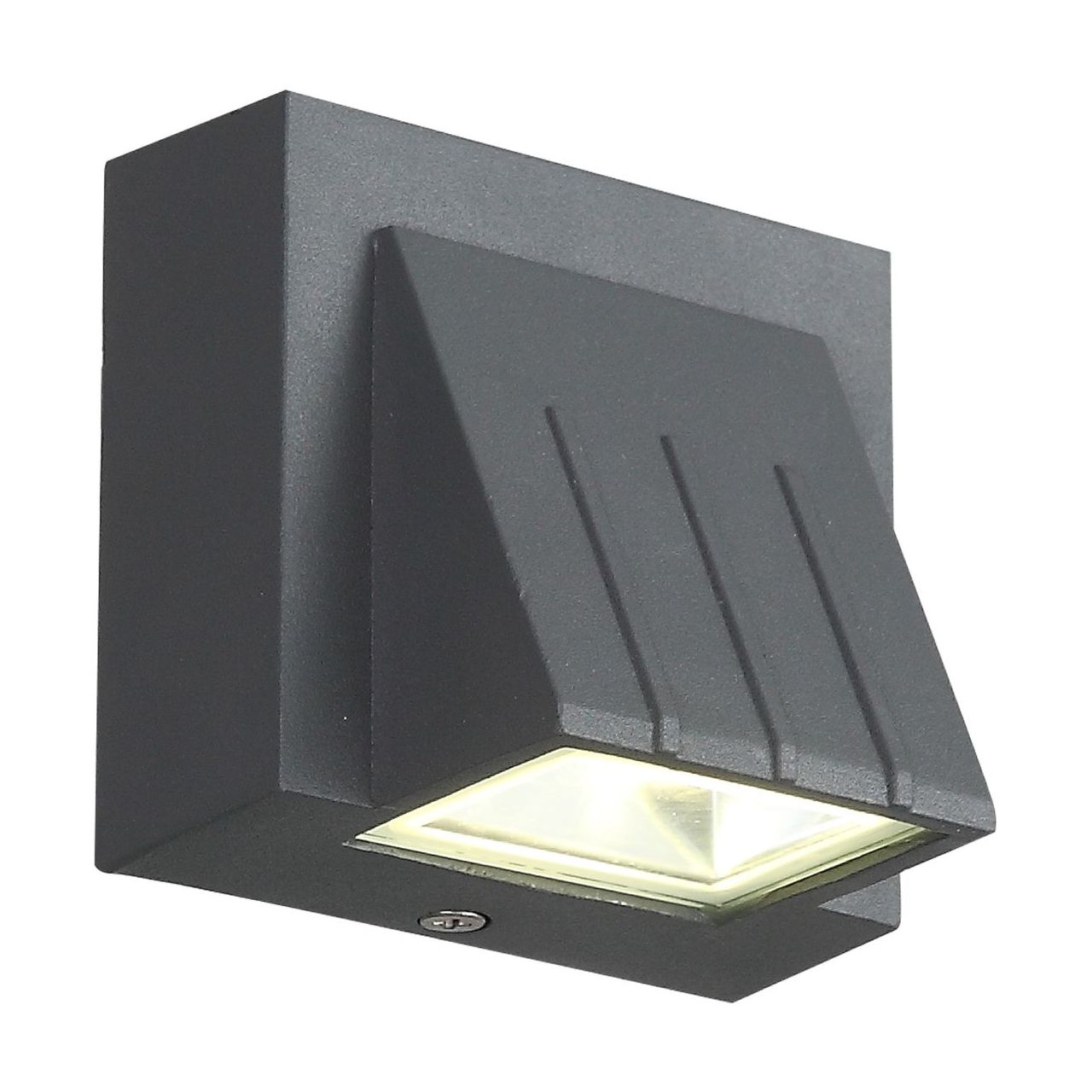 Уличный настенный светодиодный светильник ST Luce Smuso SL092.701.01 серый