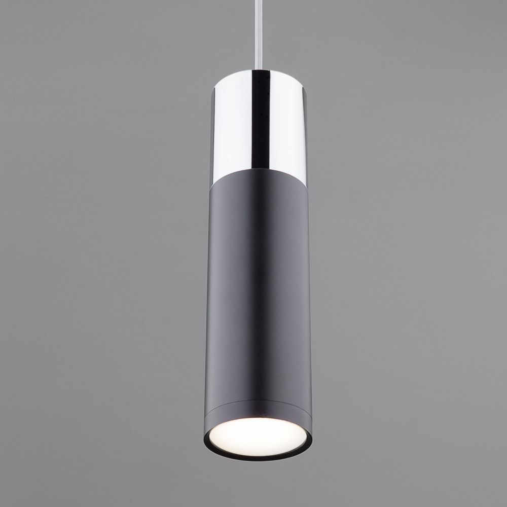 Подвесной светодиодный светильник Elektrostandard 50135/1 LED 4690389126642, 12W LED, 4200K, черный-хром