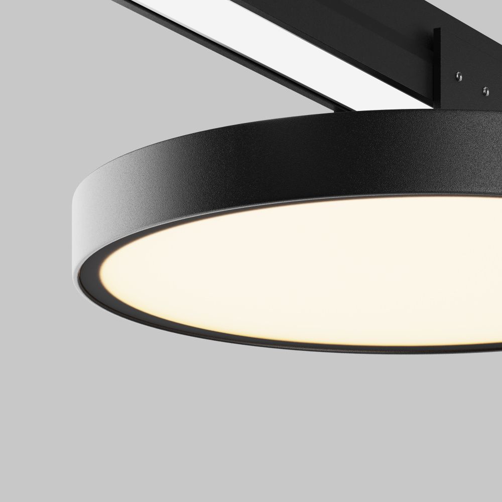 Уличный трековый светильник *18*-5,9 см, *LED*18W, 3000K, Maytoni Outdoor Zon IP O-TR01-1-F-18WB3K, Черный