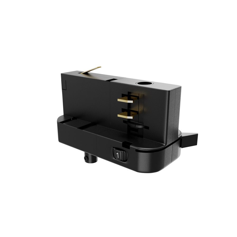 Коннектор для подвесного светильника Trinity TRA005-3-A-B, черный 7,1*3,2-4,2 см, Maytoni Accessories for tracks Trinity TRA005-3-A-B, Черный