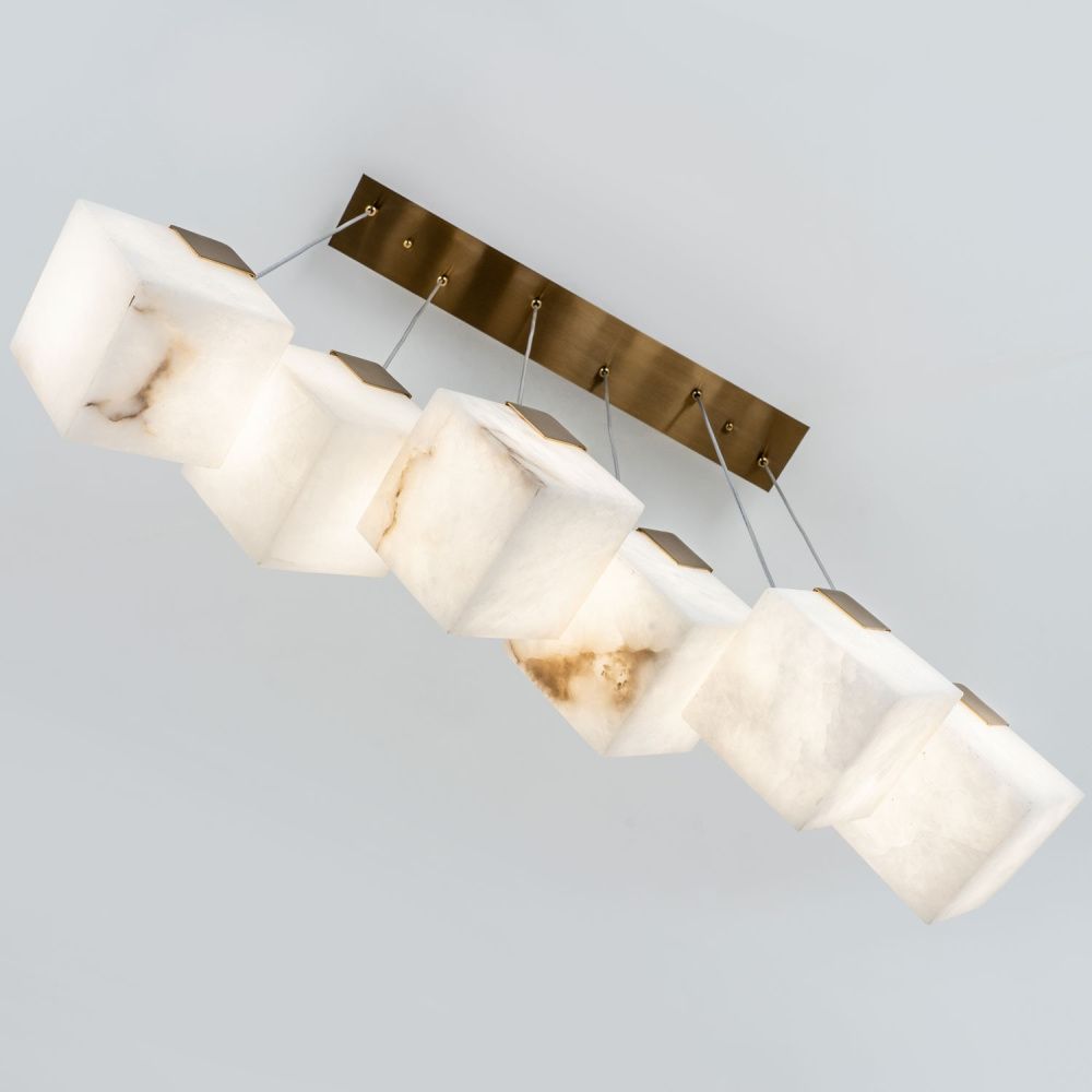 Подвесной светильник 70*10*40/100 см, 6xG9 MODESTYLE MS.160.700 BS латунь