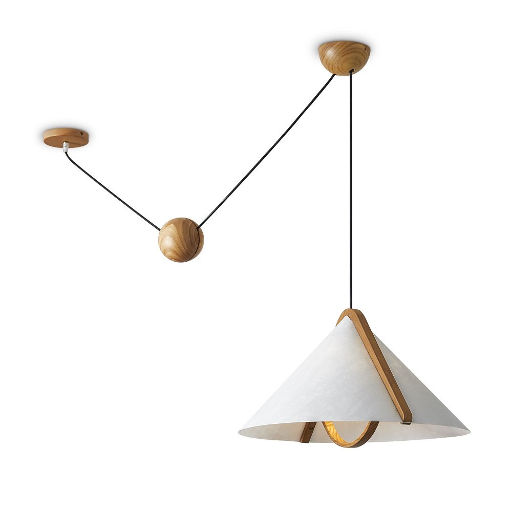 Потолочный светильник 228,2 см, 1*E27*40W Freya Umbra FR5554CL-01T, Дерево